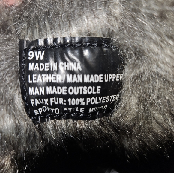 Sporto Minor Waterproof Suede Mid-Calf Boot with Faux Fur Trim 9 wide - Picture 7 of 9